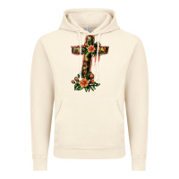 Vintage Artic Flower Cross Vintage Hoodie - Jasminsmagicworld