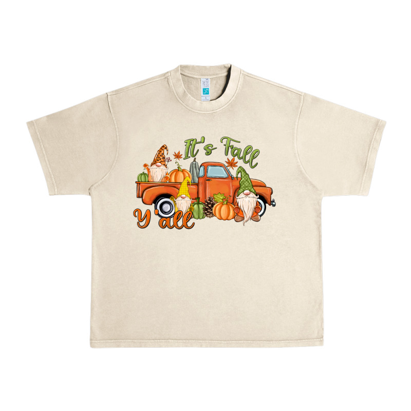It's Fall Y'all Gnome Urban Heavy Tee by MaliasSmallBusiness | Teevron