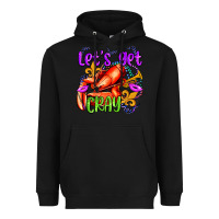 Black let's get cray with crawfish olivia Heavyweight Hoodie - OliviaCreatesArt