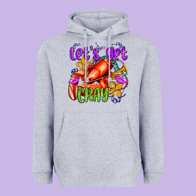 Let's Get Cray With Crawfish Olivia Heavyweight Hoodie Designed By Oliviacreatesart