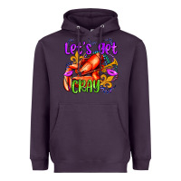 Plum let's get cray with crawfish olivia Heavyweight Hoodie - OliviaCreatesArt