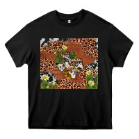 Black texas cactus Heavy Core Tee - AdoDesignShop