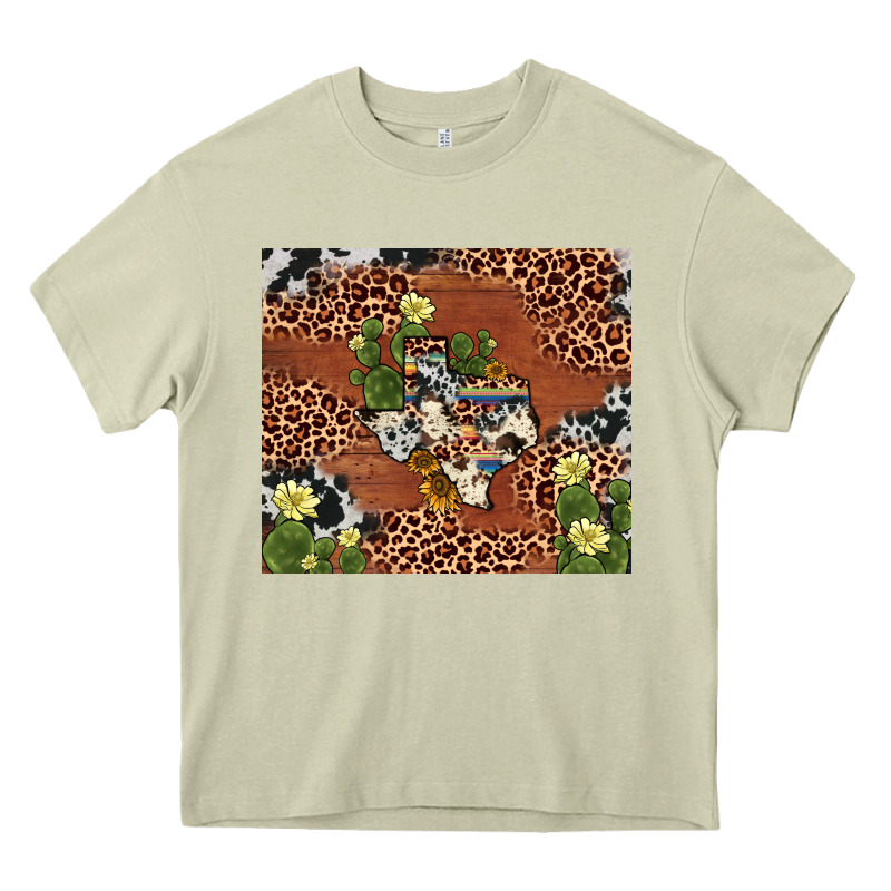 Texas Cactus Heavy Core Tee by AdoDesignShop | Teevron