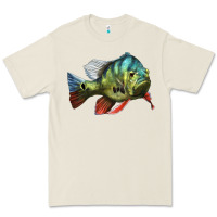 Bone Peacock Bass Illustrations Premium Tee - LillyAllenDesigns