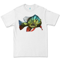 White Peacock Bass Illustrations Premium Tee - LillyAllenDesigns