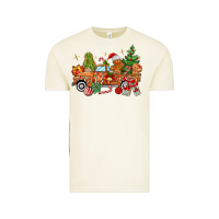 Vintage Arctic christmas gingerbread truck Vintage Tee - MaliasSmallBusiness