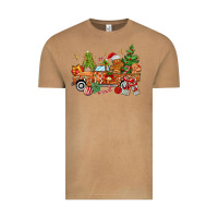Christmas Gingerbread Truck Vintage Tee | Teevron