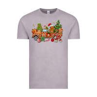 Vintage Zinc christmas gingerbread truck Vintage Tee - MaliasSmallBusiness