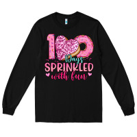 Black 100 days sprinkled with fun Long Sleeve Tee - Artiststas