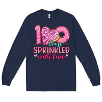 Navy 100 days sprinkled with fun Long Sleeve Tee - Artiststas