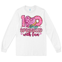 White 100 days sprinkled with fun Long Sleeve Tee - Artiststas