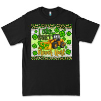 Black a little dirt never hurt st patrick s bulldozer Premium Tee - JahusDesignShop