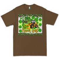 Cacao a little dirt never hurt st patrick s bulldozer Premium Tee - JahusDesignShop