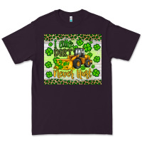 Plum a little dirt never hurt st patrick s bulldozer Premium Tee - JahusDesignShop