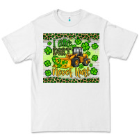 White a little dirt never hurt st patrick s bulldozer Premium Tee - JahusDesignShop
