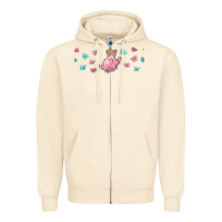 Sandshell butterflies and mom Zipper Hoodie - TumblerDesignByShophia