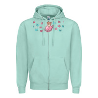 Seafoam butterflies and mom Zipper Hoodie - TumblerDesignByShophia