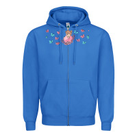 True Royal butterflies and mom Zipper Hoodie - TumblerDesignByShophia