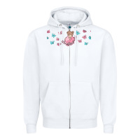 White butterflies and mom Zipper Hoodie - TumblerDesignByShophia