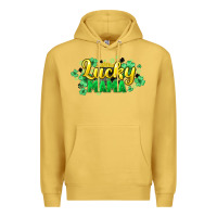 Antique Gold Lucky mama mother's day Premium Hoodie - HowdyJamesFarm