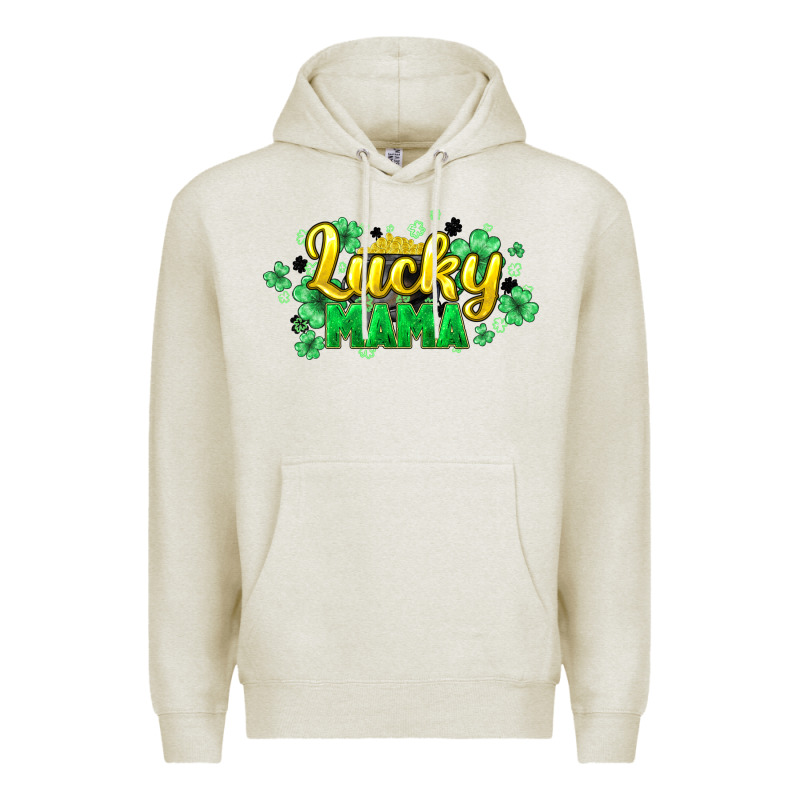 Lucky Mama Mother's Day Premium Hoodie by HowdyJamesFarm | Teevron
