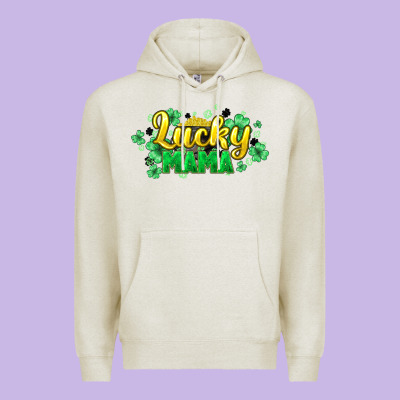 Lucky Mama Mother's Day Premium Hoodie Designed By Howdyjamesfarm