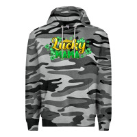 Slate Camo Lucky mama mother's day Premium Hoodie - HowdyJamesFarm