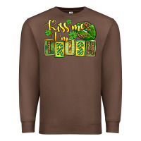 Chestnut St. Patrick's Kiss me i am irish Premium Sweatshirt - OliviaCreatesArt