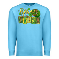 Ocean Blue St. Patrick's Kiss me i am irish Premium Sweatshirt - OliviaCreatesArt