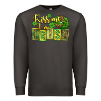 Smoke St. Patrick's Kiss me i am irish Premium Sweatshirt - OliviaCreatesArt