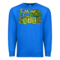 True Royal St. Patrick's Kiss me i am irish Premium Sweatshirt - OliviaCreatesArt