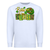 White St. Patrick's Kiss me i am irish Premium Sweatshirt - OliviaCreatesArt