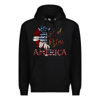 Black god bless america Premium Hoodie - JahusDesignShop