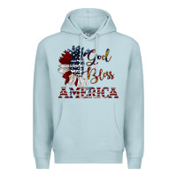 Blue Mist god bless america Premium Hoodie - JahusDesignShop