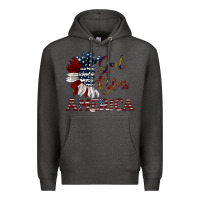 Charcoal Heather god bless america Premium Hoodie - JahusDesignShop