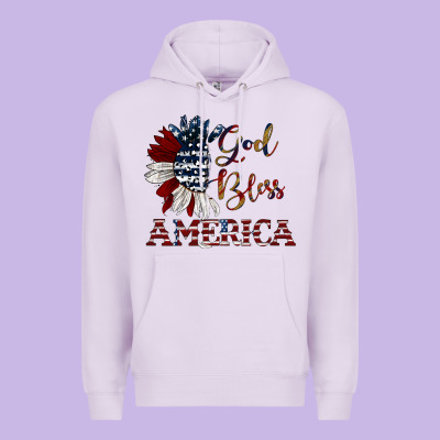 God Bless America Premium Hoodie Designed By Jahusdesignshop