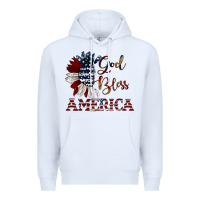 White god bless america Premium Hoodie - JahusDesignShop