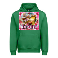 Emerald Be Mine Valentine Urban Hoodie - CowhideDigitalArt