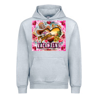 Heather Grey Be Mine Valentine Urban Hoodie - CowhideDigitalArt
