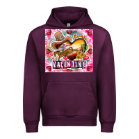 Mauve Wine Be Mine Valentine Urban Hoodie - CowhideDigitalArt