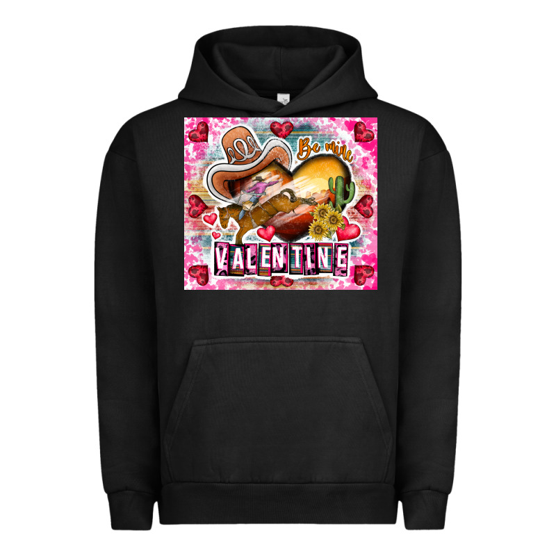 Be Mine Valentine Urban Hoodie by CowhideDigitalArt | Teevron