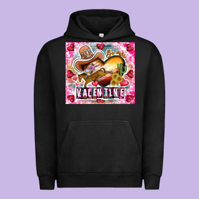 Be Mine Valentine Urban Hoodie Designed By Cowhidedigitalart