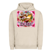 Pigment French Oak Be Mine Valentine Urban Hoodie - CowhideDigitalArt