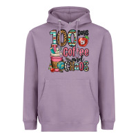 Lavender hundred days of coffee and chaos Heavyweight Hoodie - OliviaCreatesArt
