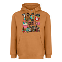 Hundred Days Of Coffee And Chaos Heavyweight Hoodie | Teevron