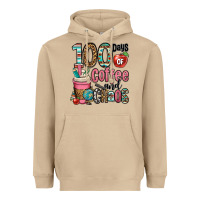 Mushroom hundred days of coffee and chaos Heavyweight Hoodie - OliviaCreatesArt