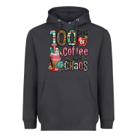 Smoke hundred days of coffee and chaos Heavyweight Hoodie - OliviaCreatesArt