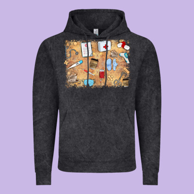 Nurse Vintage Hoodie Designed By Maliassmallbusiness