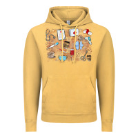Vintage Mustard nurse Vintage Hoodie - MaliasSmallBusiness