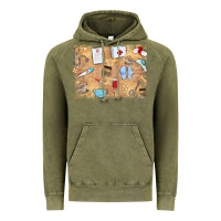 Vintage Olive nurse Vintage Hoodie - MaliasSmallBusiness